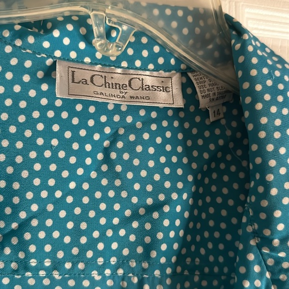EUC VINTAGE LaCHINE CLASSIC BLOUSE - Picture 4 of 5